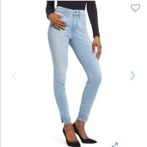 Good American Good legs slit skinny jean sz 18